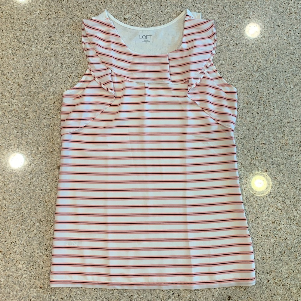 LOFT Ruffle Tank Top